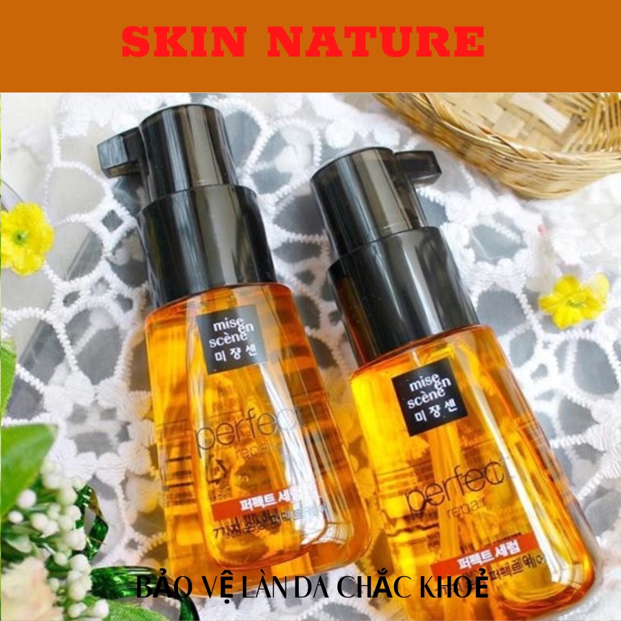 Dưỡng Tóc Mise En Scene Perfect Hair Serum Styling và Golden Morocco