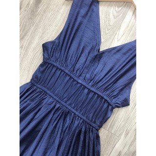 VÁY MAXI LỤA CỔ TIM