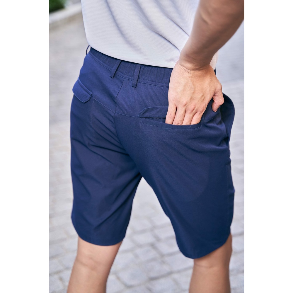 Quần Đùi Ngố Nam Biluxury 6QNKB003TTT Vải Kaki Cao Cấp Co Giãn Nhẹ Chống Bám Bụi Siêu Bền