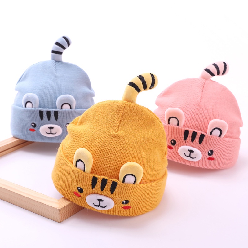 Nón len hổ mỏng dành cho bé sơ sinh