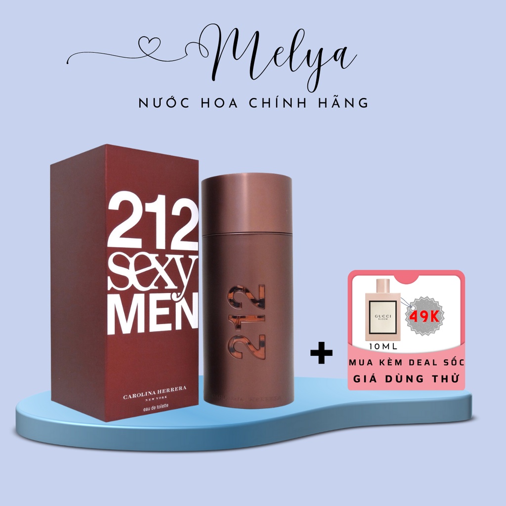 Nước Hoa Nam 212 Sexy Men 100ml, Nước hoa nam tính mạnh mẽ bản lĩnh phái mạnh- Hàng có sẵn.