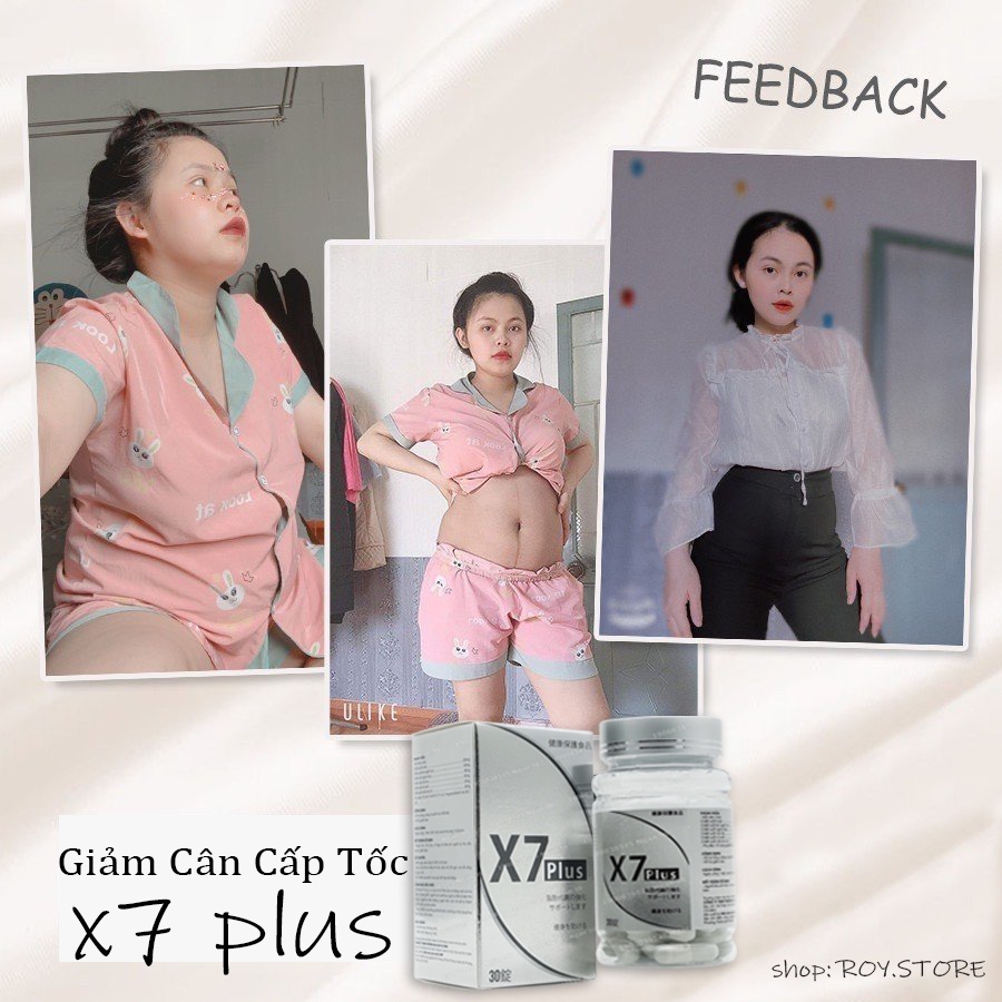 Viên Uống Giảm Cân X7 Plus Trà Thảo Mộc Giảm Cân Giảm Mỡ Bụng Cấp Tốc