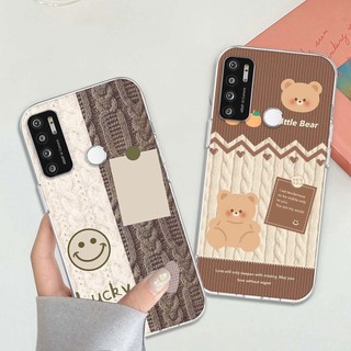 Ốp lưng Vsmart Star 5 / Joy 4 / Live 4 in hình họa tiết len Lucky Bunny,Bear,Smile
