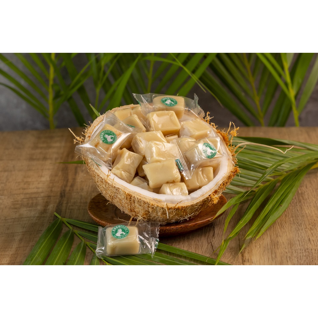 Kẹo dừa Không Đường Cocofarm - Sugar-free coconut candy