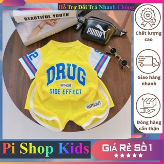 Bộ cộc tay thông hơi drug cho bé