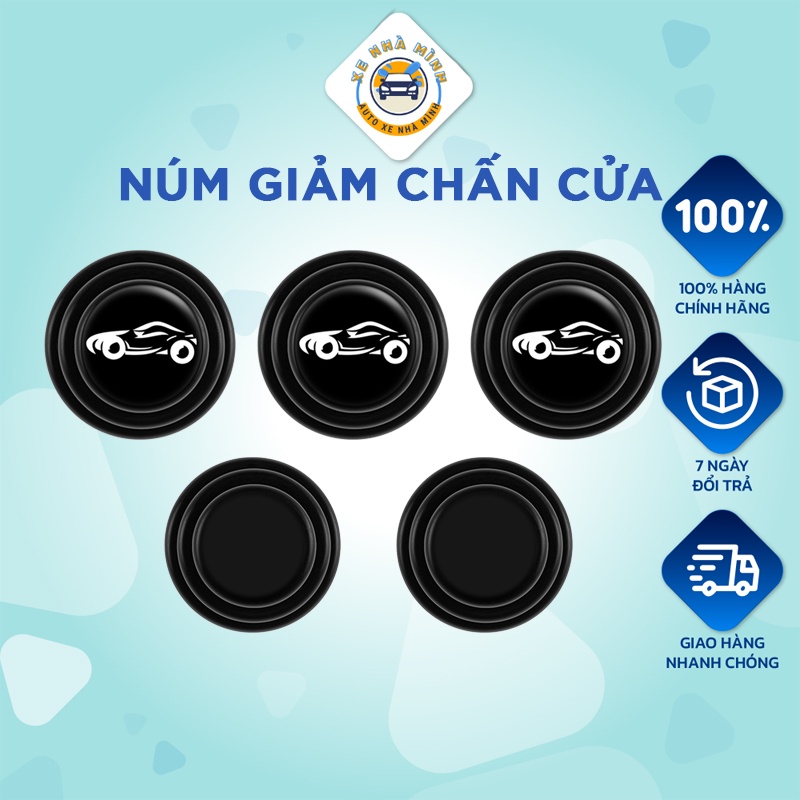 Núm Giảm Chấn Cửa Xe Nhà Mình, đệm cao su giảm lực đóng cửa oto , đệm núm giảm chấn chống ồn bảo vệ cánh cửa