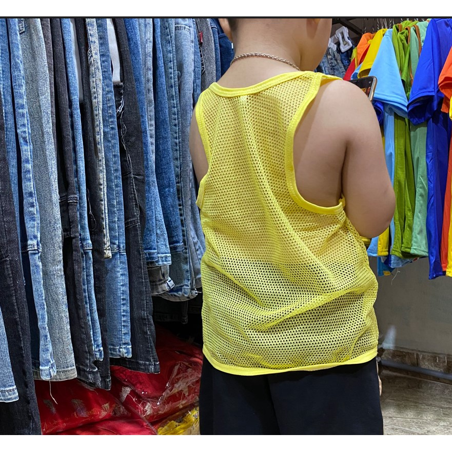 Áo 3 lỗ lưới cho bé mặc hè siêu mát