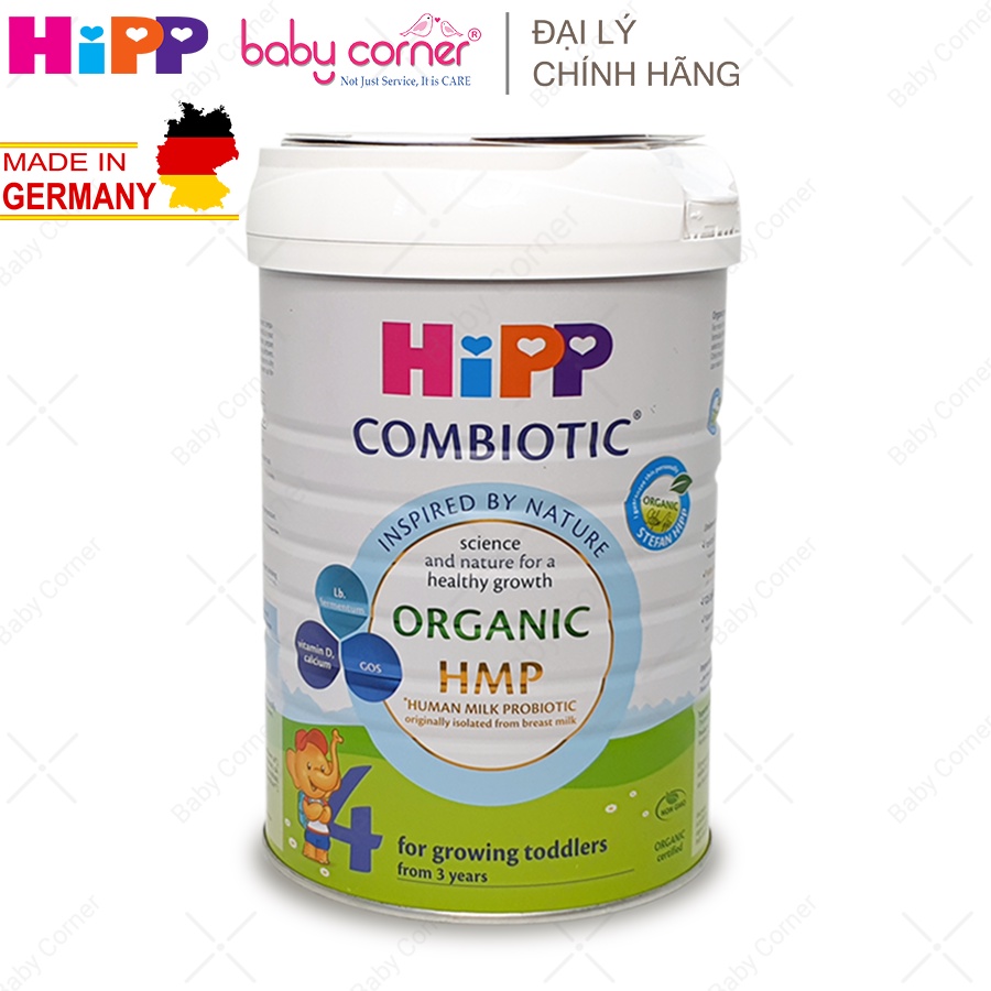 Sữa Bột HiPP Organic Combiotic Số 4 Hộp 800g Cho Bé