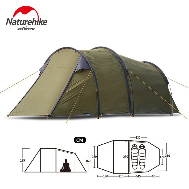 Lều 2 người có chỗ để xe motor Naturehike NH19ZP013