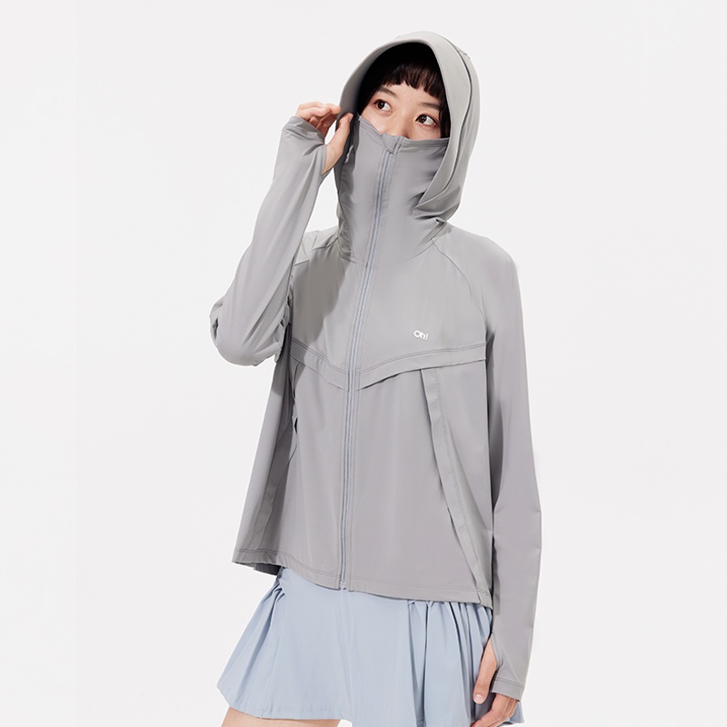 Áo khoác chống nắng OHSUNNY dáng rộng thoáng khí thời trang dễ phối đồ cho nữ UPF50