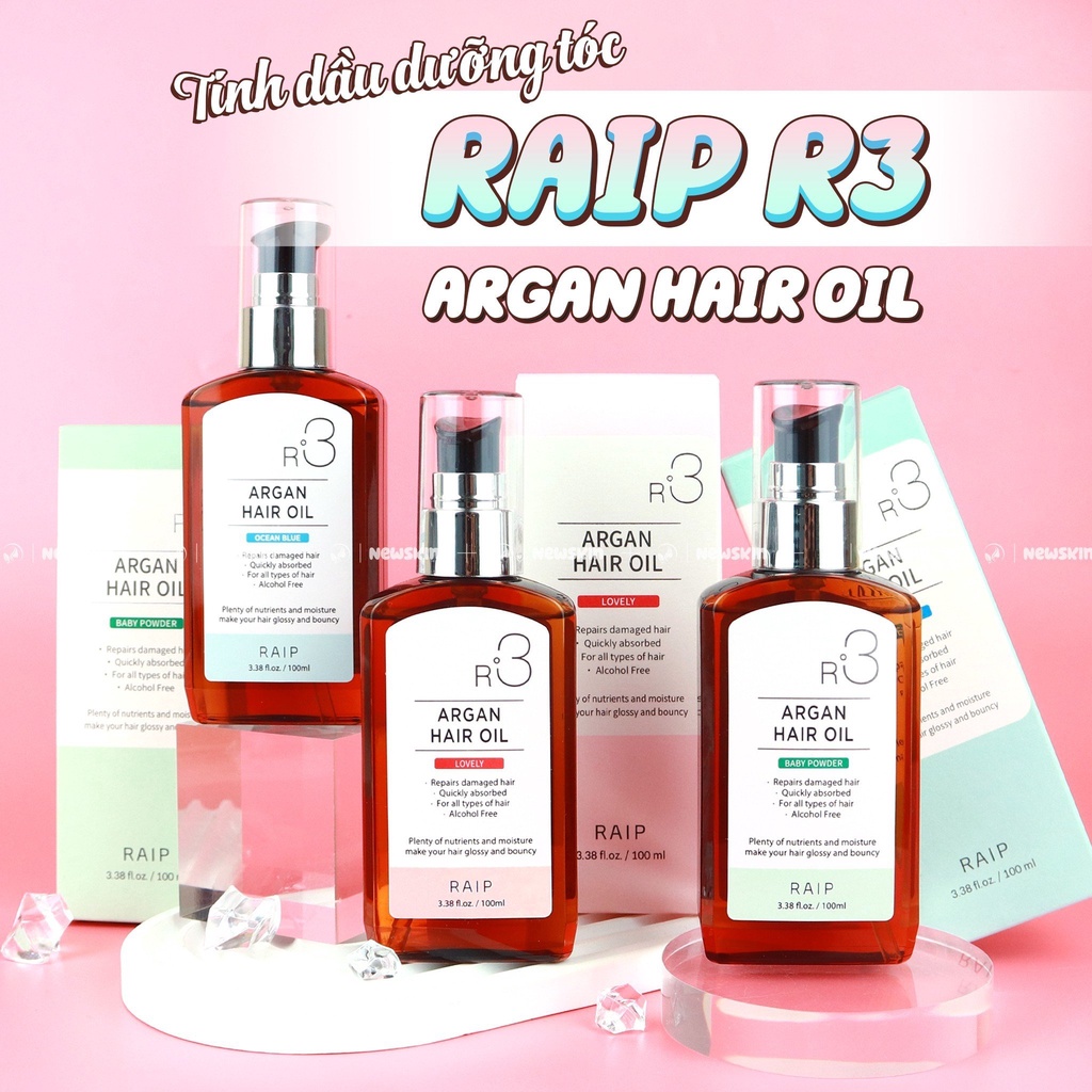 Tinh dầu dưỡng tóc Raip R3 Argan Hair Oil