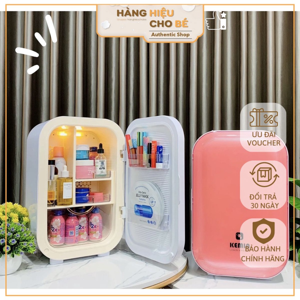Tủ Lạnh Mini Trữ Sữa Cho Bé, Đựng Mỹ Phẩm Kemin K15 Chỉnh Được Nhiệt Và Chống Tích Tụ Nước