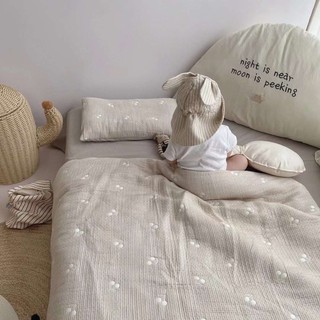 Set 4 món chăn ga gối đũi linen hàn quốc mẫu về bù 2023- tokyo.bedding