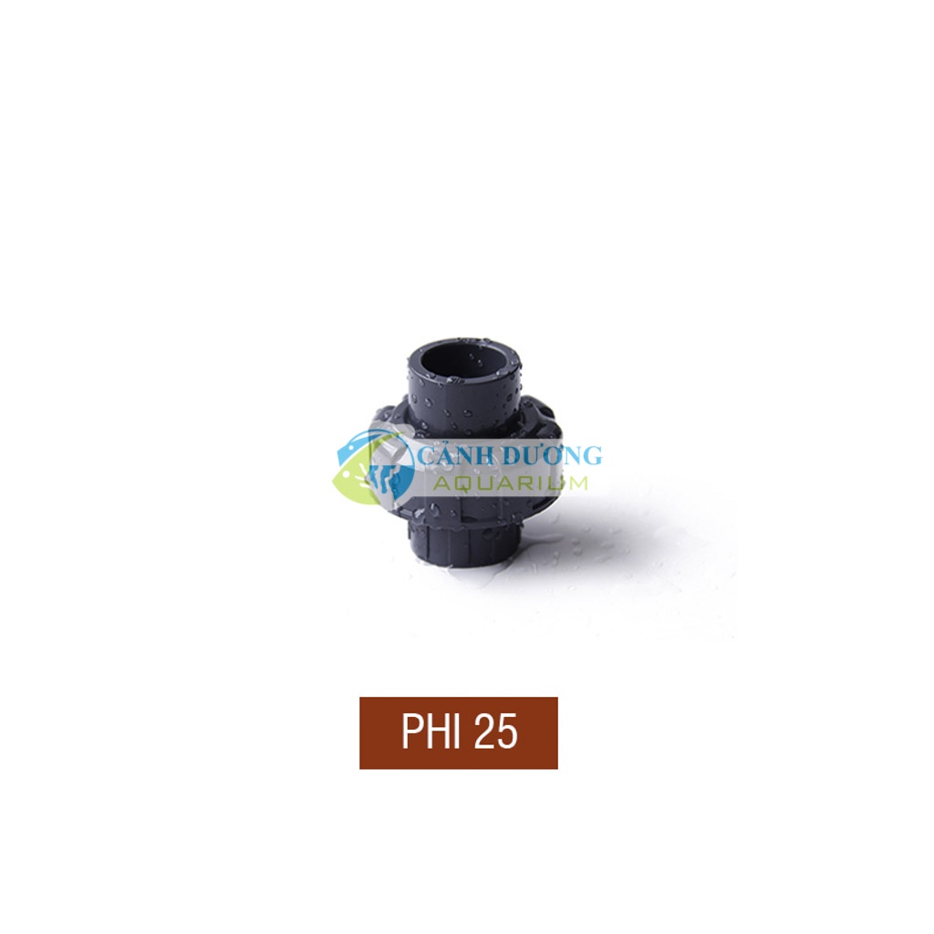 Rắc co màu đen ĐEN U-PVC nối ống Phi 32-25-20 chuyên dùng cho hồ cá