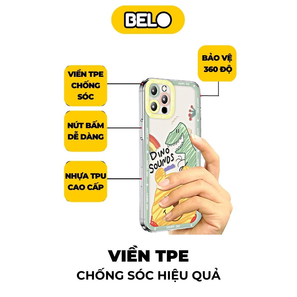 Ốp lưng iphone Dino Sounds, chống sốc, bảo vệ camera cho ip 7plus/8/8plus/x/xr/xs/11/12/13/ pro/max/promax – Belo