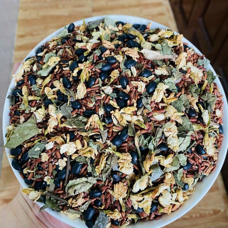 Bịch 20 Túi Lọc Trà Gạo Lứt Xạ Đen 500g