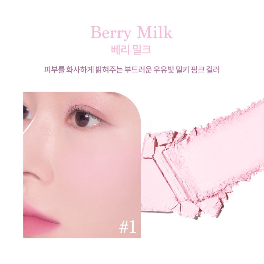 Phấn Má Hồng DASIQUE Berry Mịn Màng Chất Lượng Cao