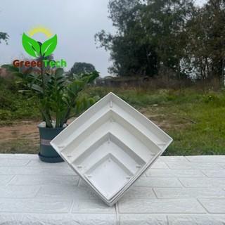 1 Đĩa Lót Vuông Chậu Cây Bằng Nhựa