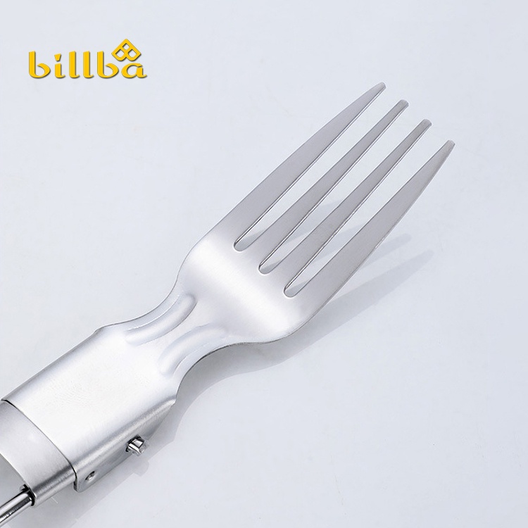 Bộ thìa dĩa đũa gấp gọn dành cho đi dã ngoại cắm trại ngoài trời hay đi phượt  BB4274 - Billba Camping