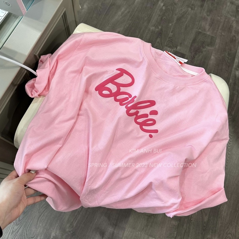 Áo thun chữ Barbie - order Thái