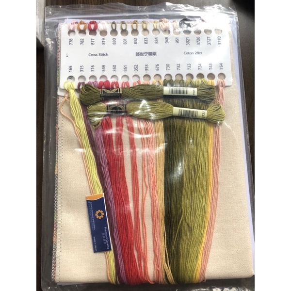 Tranh thêu chữ thập không in bông hoa mẫu vẽ trung hoa