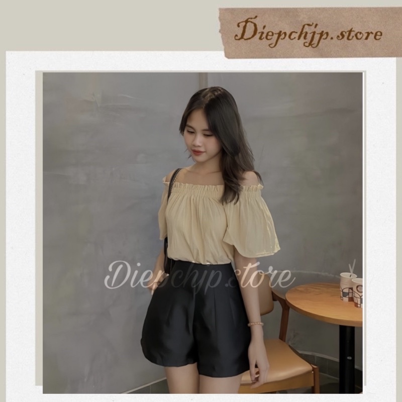 Quần tafta Hàn dáng phồng có quần lót bảo hộ bên trong giá sale cuối tháng