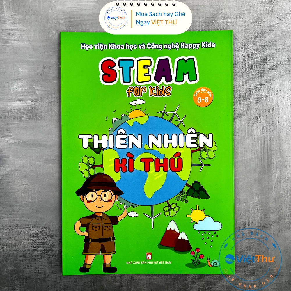 Sách - Trọn Bộ 10 Quyển Học Viện Khoa Học Và Công Nghệ Happy Kids - Steam For Kids (PN)
