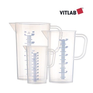 Ca Đong Nhựa Đức VITLAB ( Dung Tích: 500ml, 1000ml,2000ml)