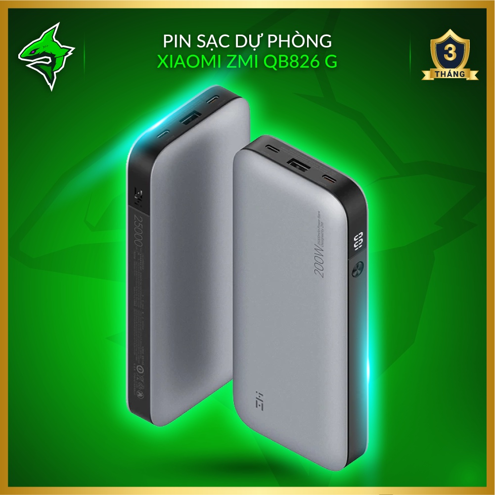 Pin Sạc Dự Phòng Xiaomi ZMI QB826G 【25000mAh ◆ Sạc Nhanh 210W 】