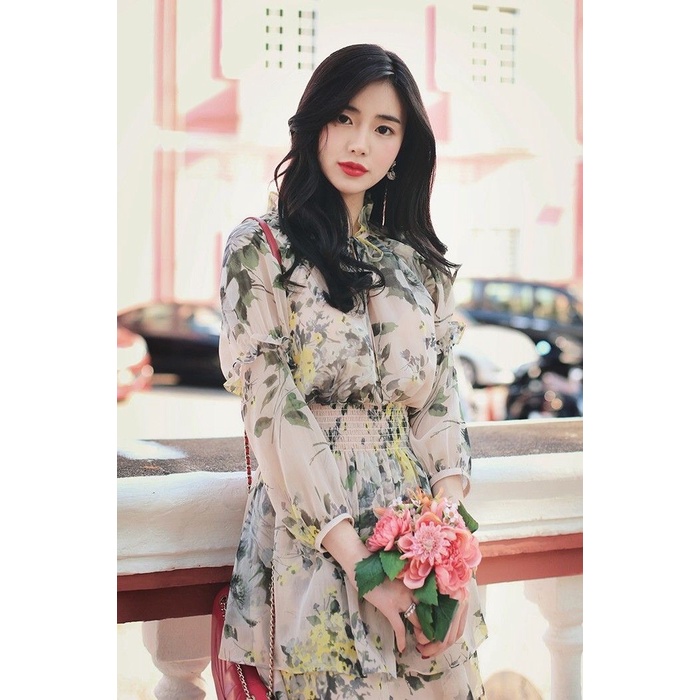 Váy xinh dự tiệc siêu sang chảnh_Hàng cao cấp loại 1_ Mặc đi chơi, đi làm siêu xinh