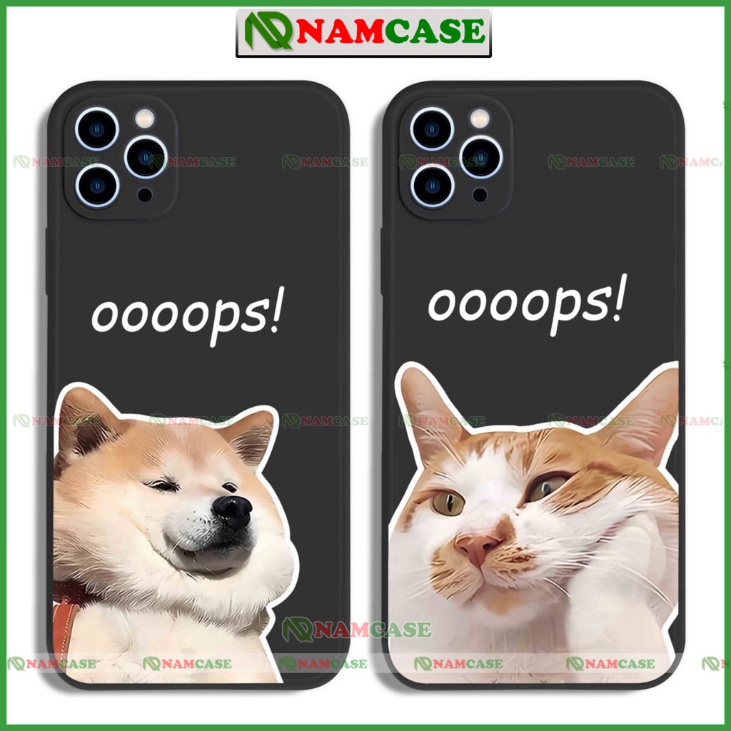 Ốp lưng iphone cặp đôi hoạt hình độc lạ chó ngộ nghĩnh dễ thương đẹp cho ip 6/6s/7/8/X/XS/11/12/13/14 Pro Plus Max
