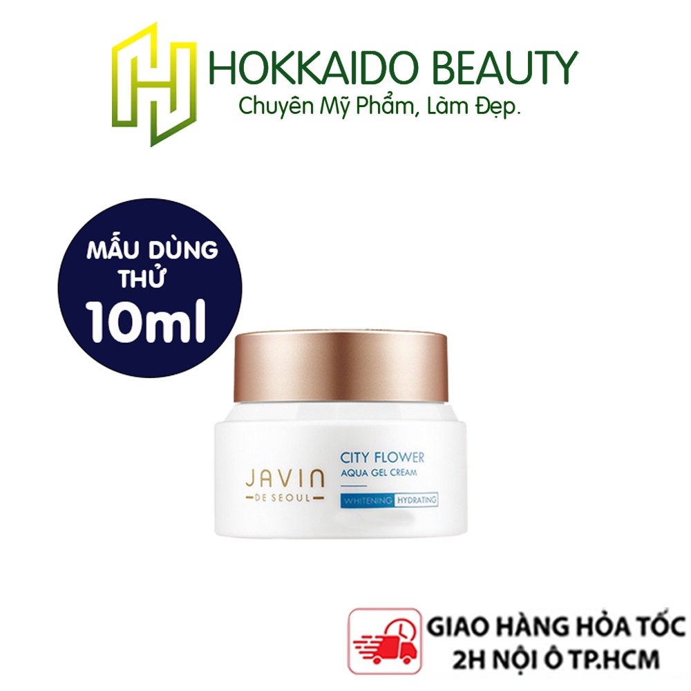 Kem Dưỡng Ẩm Ban Đêm, Dưỡng Trắng Da Hàn Quốc Javin De Seoul City Flower Aqua Gel Cream 10ml