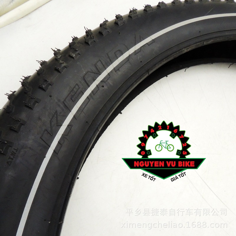 Săm, Lốp xe đạp bánh béo 26x4.0 - Hãng Kenda siêu bền