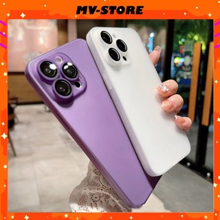 Ốp lưng điện thoại chống bám vân tay mỏng dẻo có miếng dán bảo vệ camera 14 13 11 Pro MAX 14 Plus 12 Pro MAX MVStore