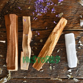 Gỗ trắc xanh palo santo thảo mộc xông nhà, thanh tẩy không gian hút may mắn