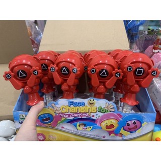 Kẹo đồ chơi squid game đổi mặt