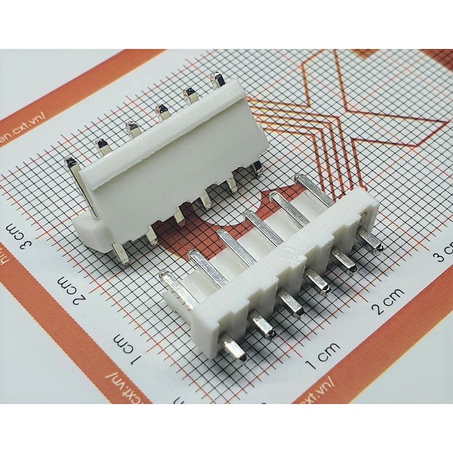 Header đực VH3.96-6P 3.96mm chân thẳng
