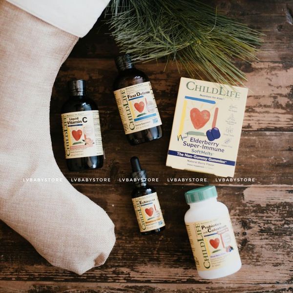 Siro tăng đề kháng hô hấp cho bé Childlife Echinacea 30ml