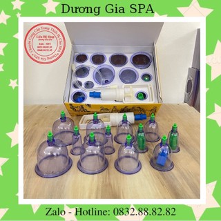 Bộ giác hơi, hộp 12 cốc, hàng loại tốt