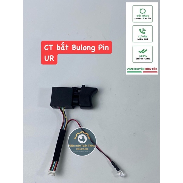 công tắc máy mở ốc Bulong pin
