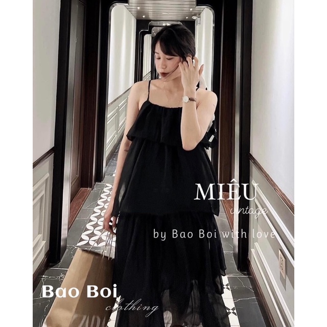 MAXI ĐEN 2S XOÈ TẦNG