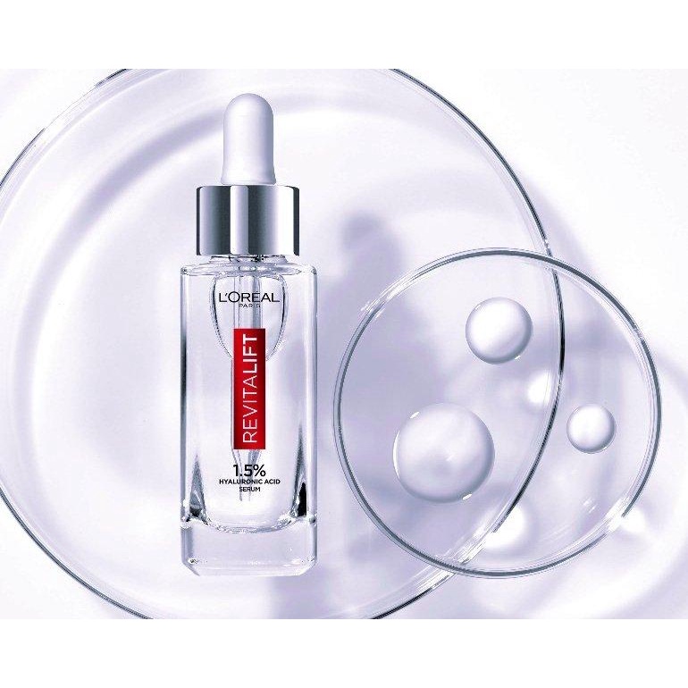 Serum HA L'oreal Paris Dưỡng Cấp Ẩm Tức Thì Căng Mướt Da Revitalift 1.5% Hyaluronic Acid Serum 30ml