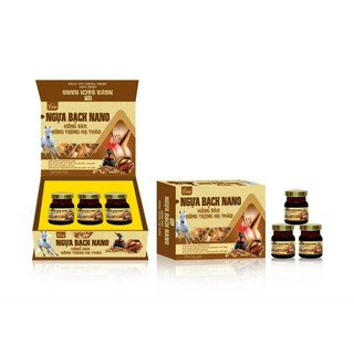 Cao NGỰA BẠCH NANO Hồng sâm đông trùng hạ thảo hỗ trợ giảm khô khớp, cứng khớp, giúp vận động linh hoạt_Hộp 3 lọ