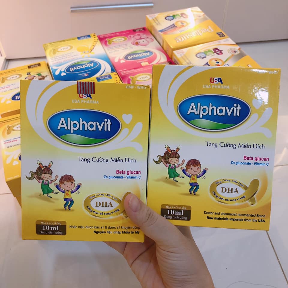Ống uống Alphavit Tăng cường miễn dịch (hộp 20 ống)