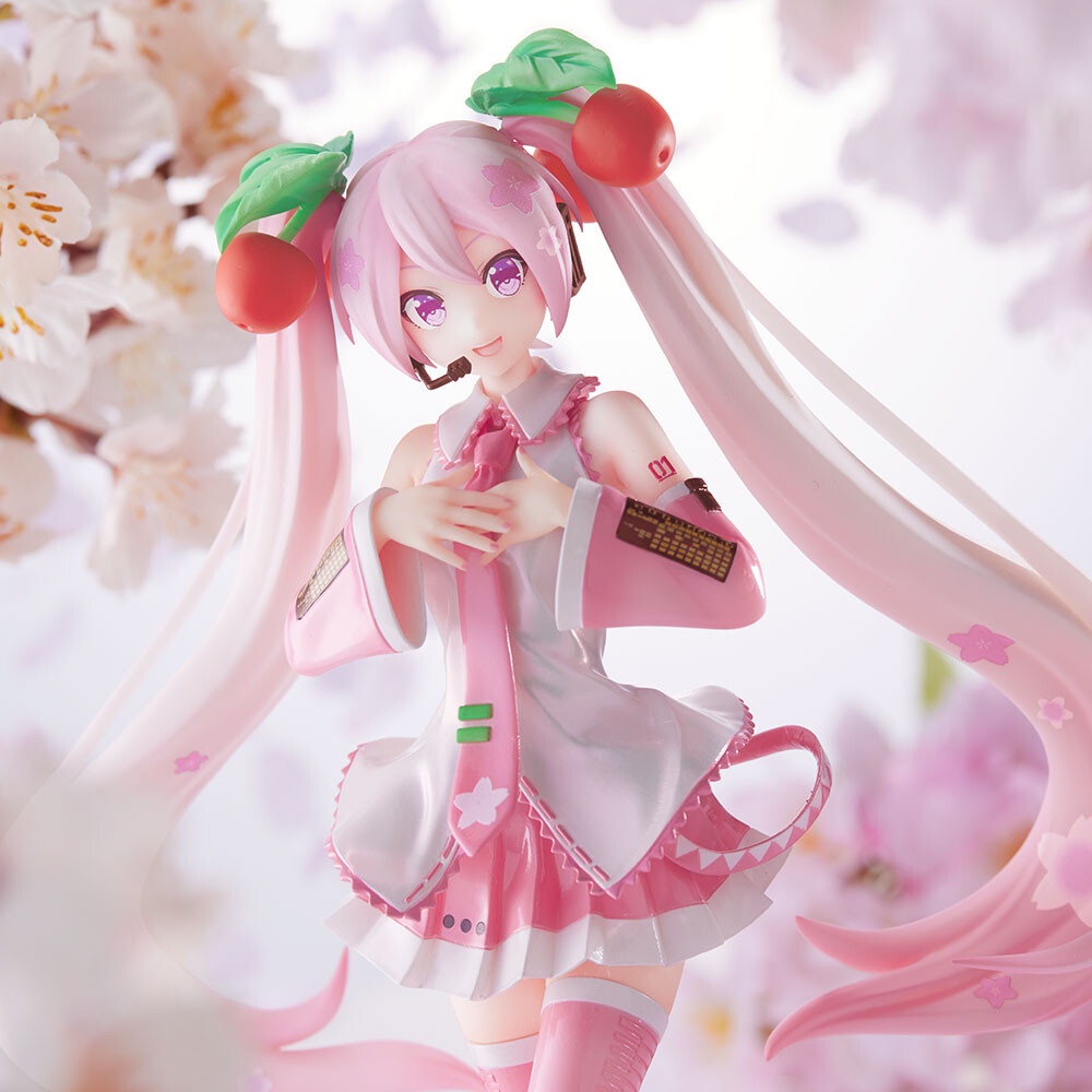 Mô Hình Hatsune Miku, Vocaloid, Sakura Miku 2023 Ver. - Luminasta  Figure Chính Hãng