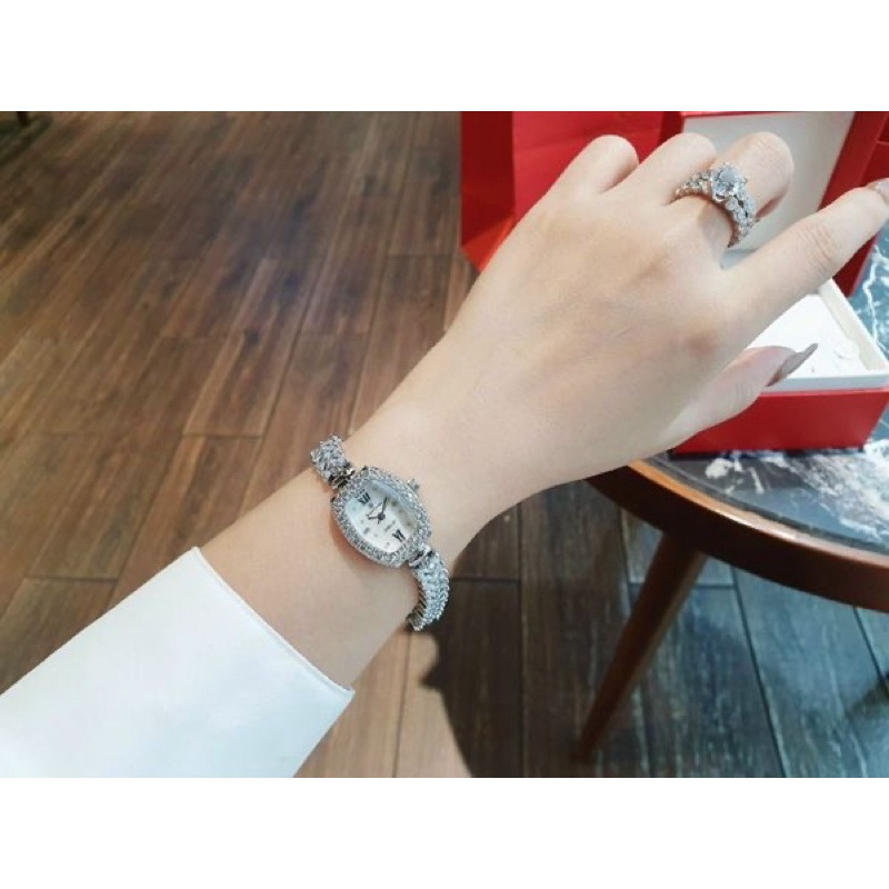 ĐỒNG HỒ ROYAL CROW ĐÍNH ĐÁ MINI CAO CẤP