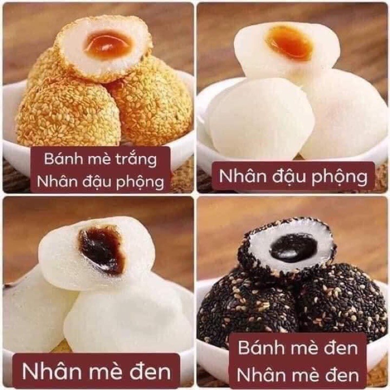 Thùng 2kg Bánh Mochi Đài Loan mix 4 vị hai cô gái siêu ngon
