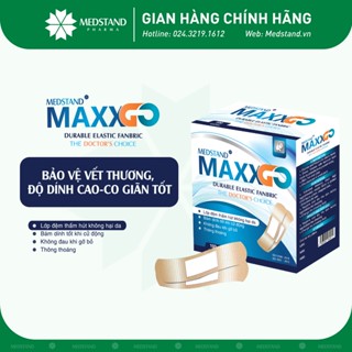 Băng cá nhân Maxxgo bảo vệ vết thương (Hộp 100 miếng)