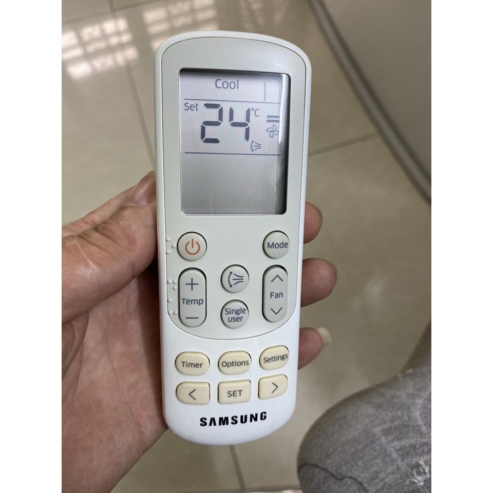 Điều khiển điều hòa samsung - Remote máy lạnh samsung hàng chính hãng bóc máy