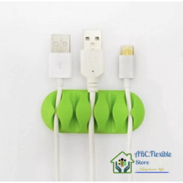 [KHUYẾN MẠI] Kẹp cao su giữ dây điện, dây sạc, tai nghe gọn gàng tiện lợi